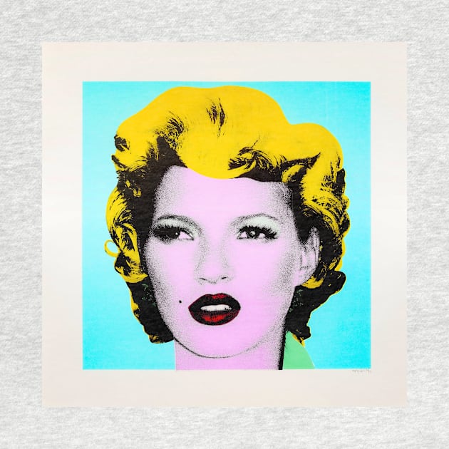 Banksy Kate Moss by SharpWallArts